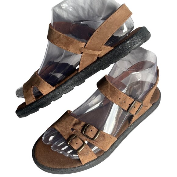 Northwest Territory Shoes - Northwest Territory Sandals Brown Leather Rugged Outdoors Casual Comfort Women 7